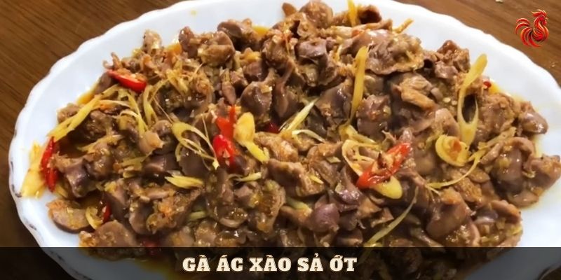 món ngon từ gà ác