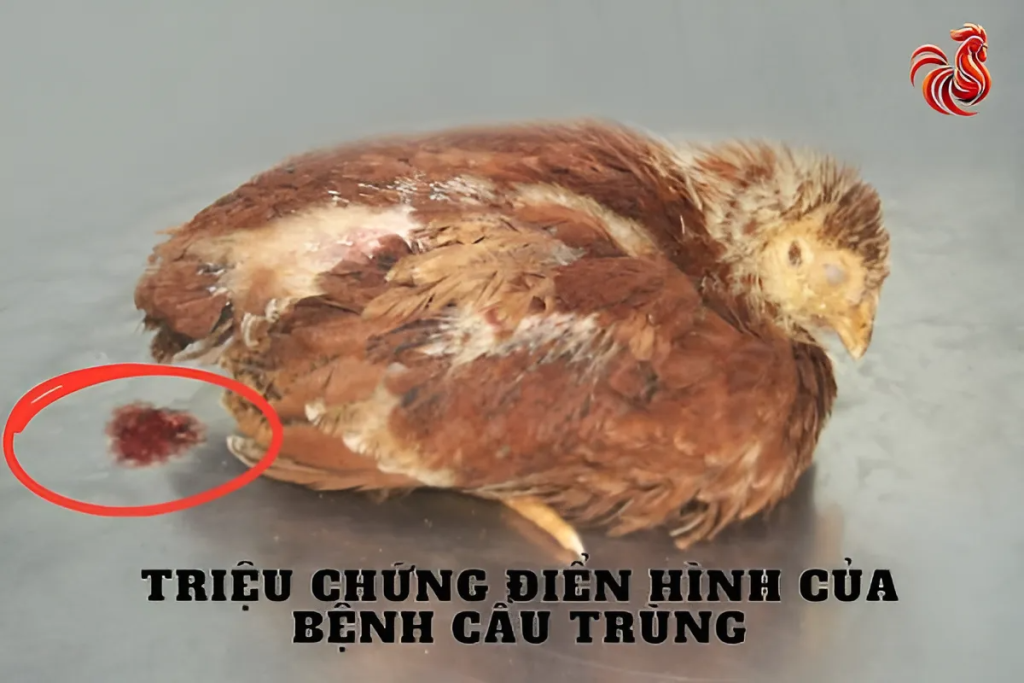 Triệu chứng bệnh cầu trùng ở gà